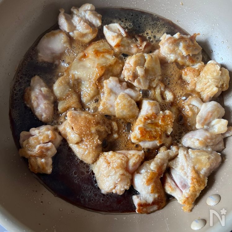 Chicken Teriyaki & Egg Rice Bowl Process3