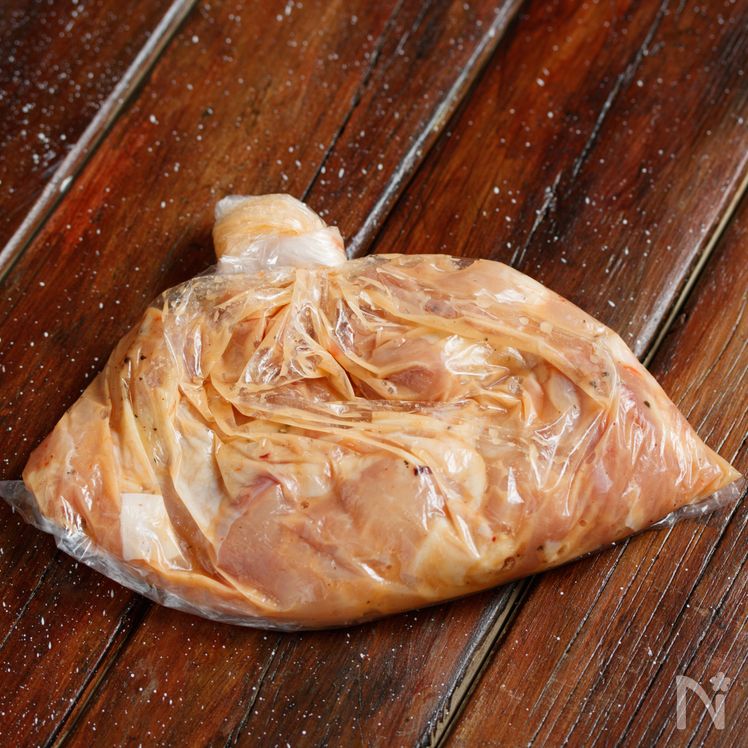 Ayam Bawang Putih Garam yang Lazat Process2