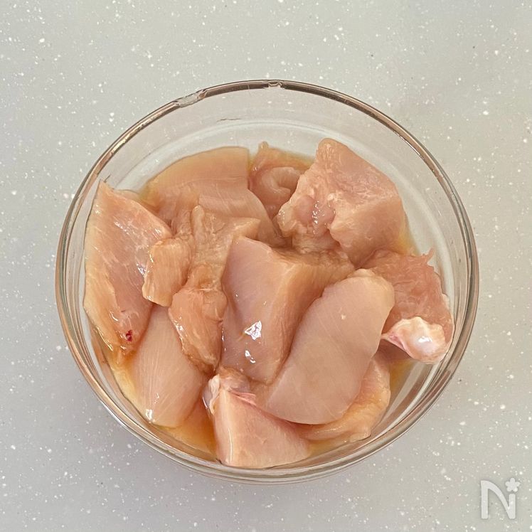 Easy Japanese-Style Fried Chicken with Grated Daikon Sauce Process1