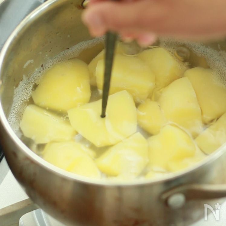 Potato Mochi Process1