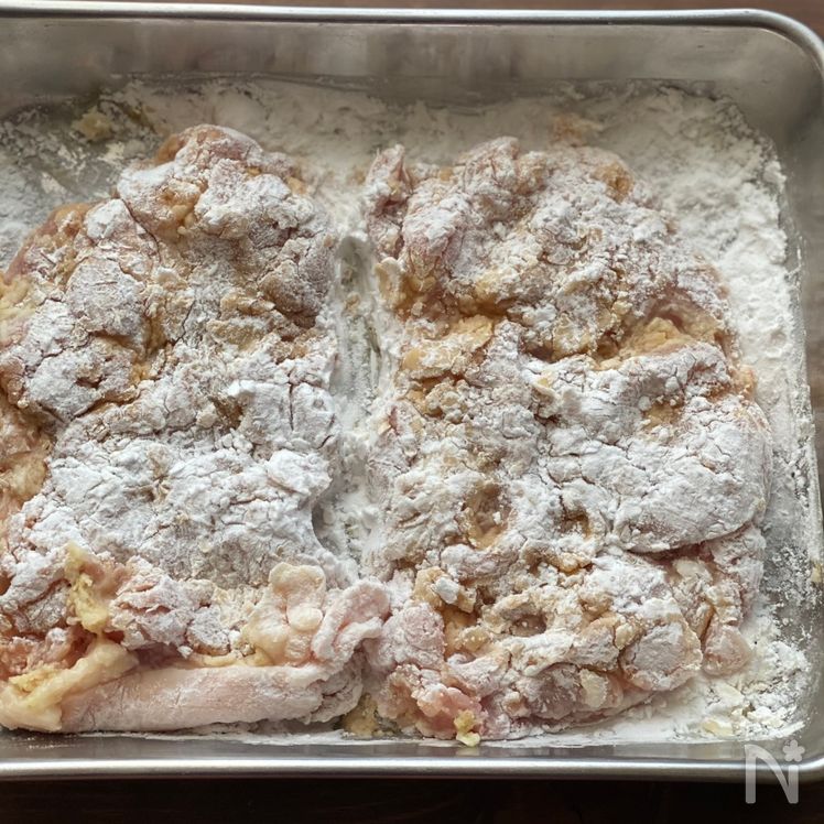 Crispy Japanese-Style Fried Chicken Process2