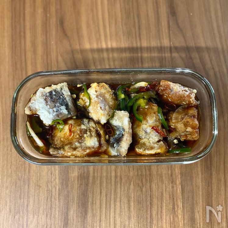 Nanbanzuke with Canned Mackerel – Quick and Easy Japanese-Style Marinade Process4