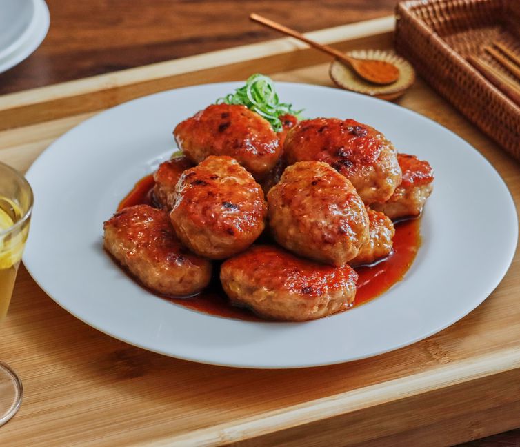 Teriyaki Tsukune Chicken Patties