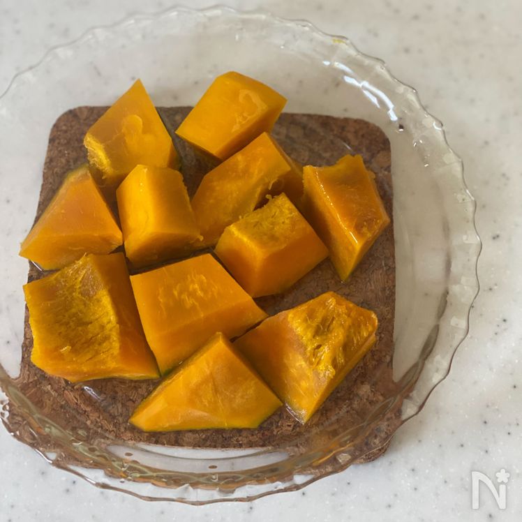 Kabocha Cheesecake with Chocolate Cookie Crust (かぼちゃのチーズケーキ) Process4