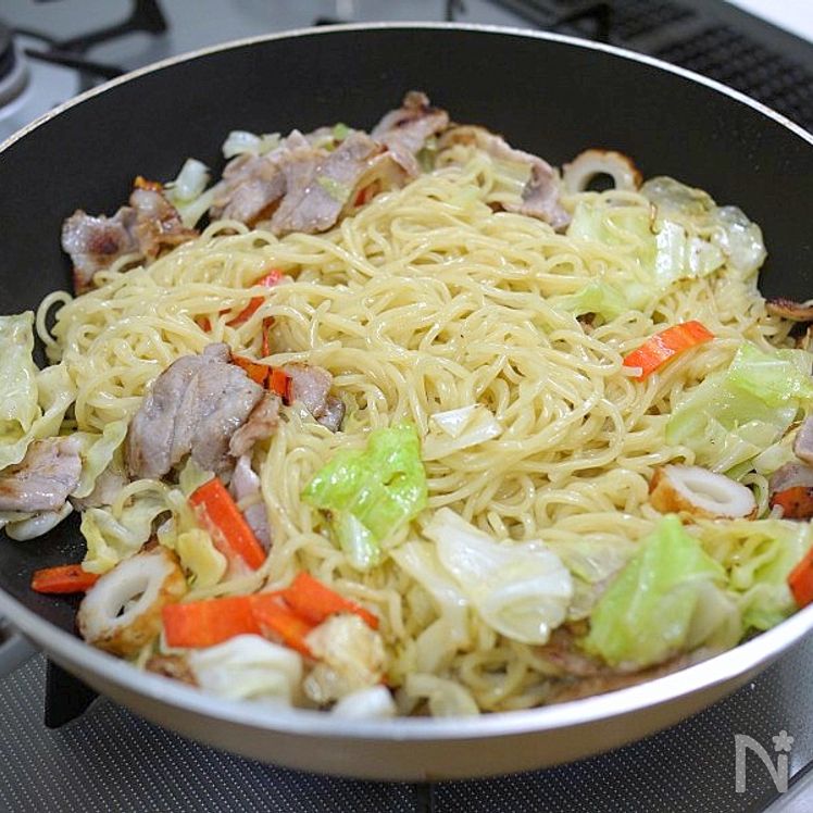 Yakisoba with Fresh Noodles Process3