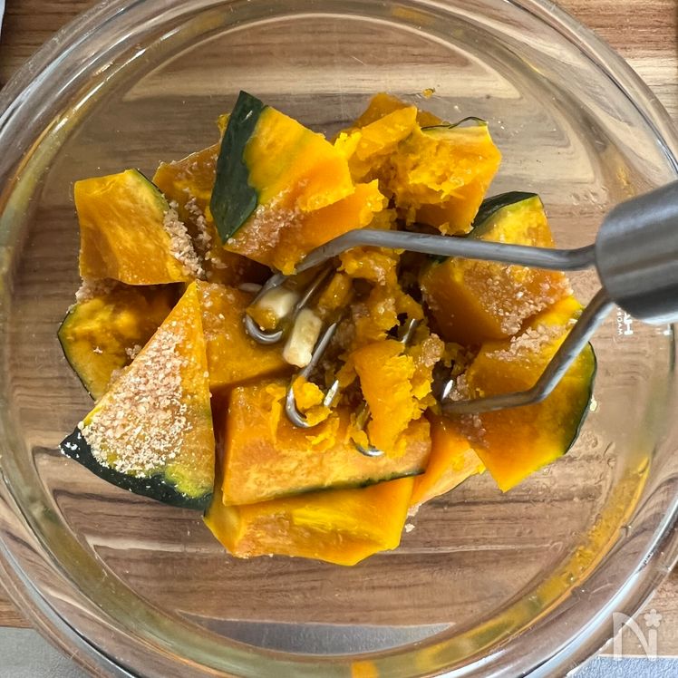 Delectible Maple Kabocha Salad Process2