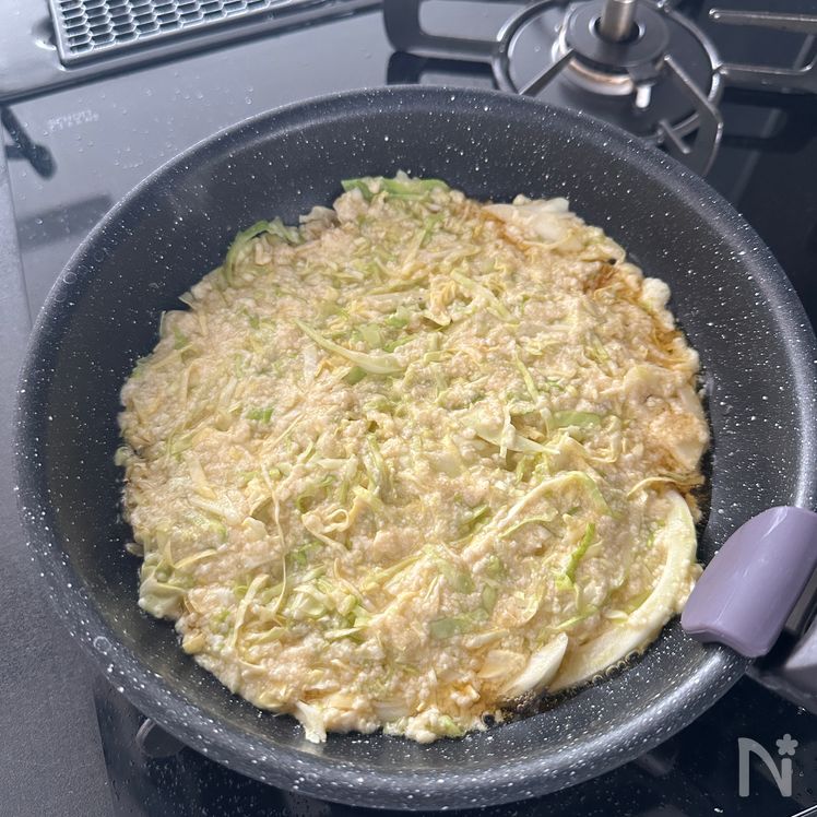 Guilt-Free Tofu Okonomiyaki (Japanese Savory Pancakes) Process2