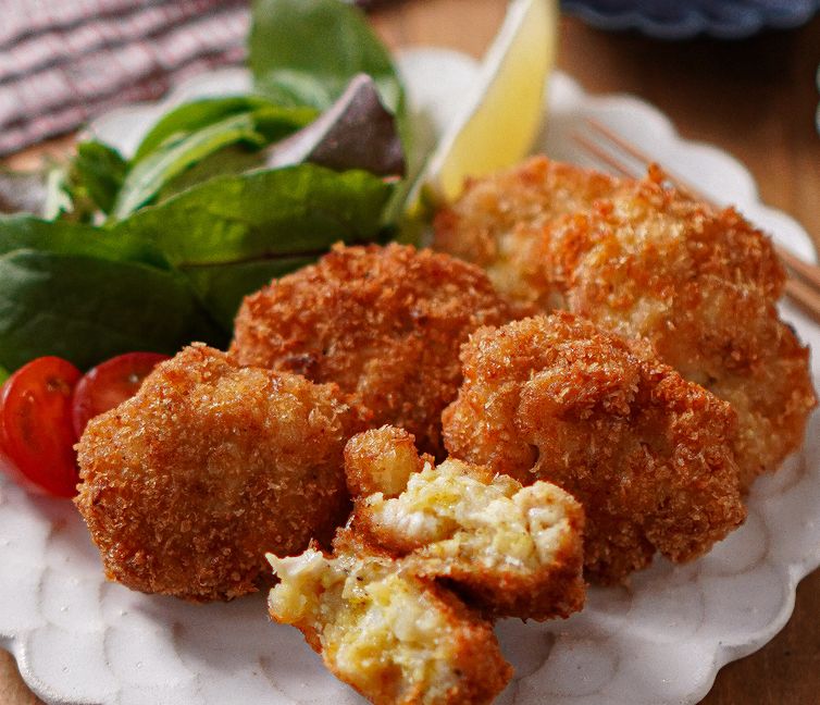 Potato and Cheese Curry Chicken Nuggets