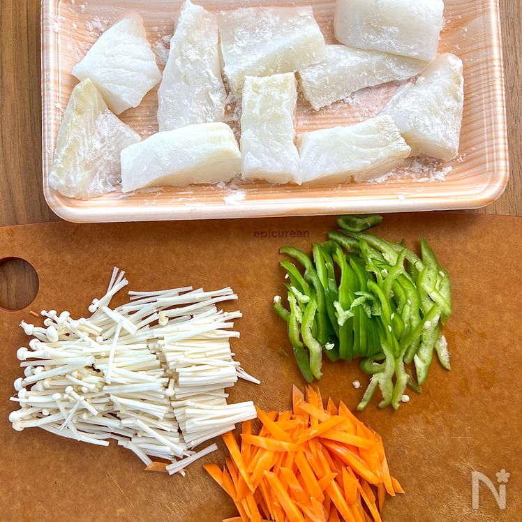 White Fish in a Sweet and Sour Ketchup Sauce Process1