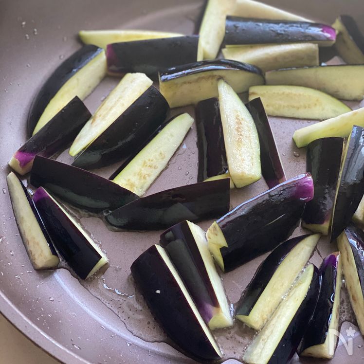 Mapo Eggplant (Mabo Nasu) Process1