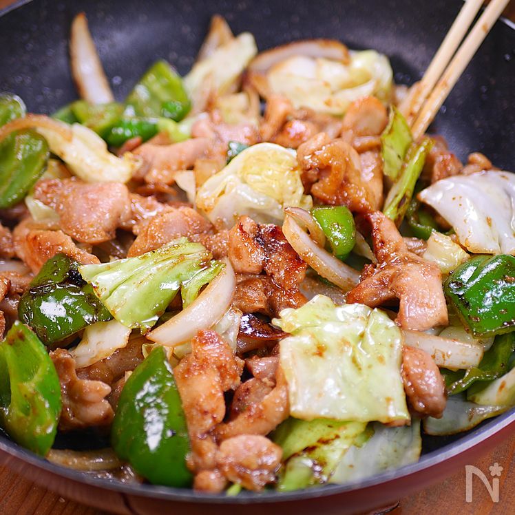 Grilled Chicken and Summer Vegetables in A Rich Miso-Ginger Sauce Process5