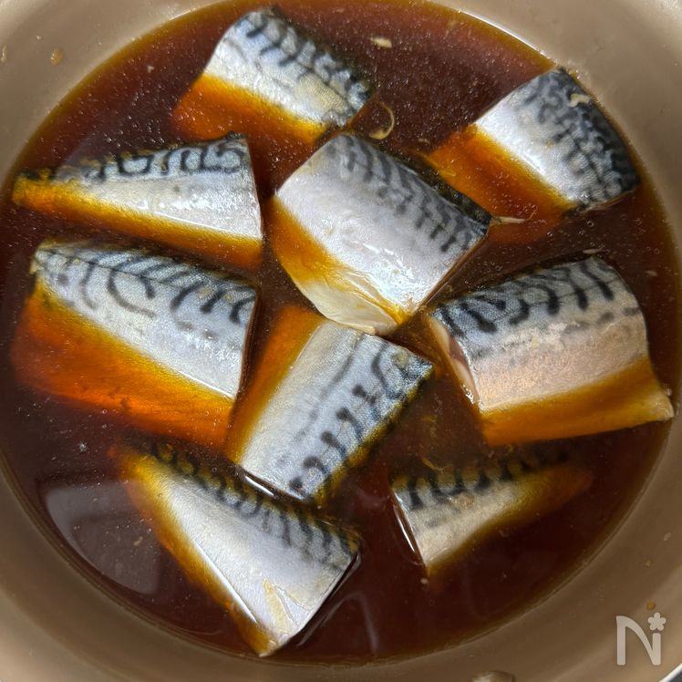 Pangunahing Mackerel na Nilaga na may Gadgad na Labanos (Mizore-ni) Process1