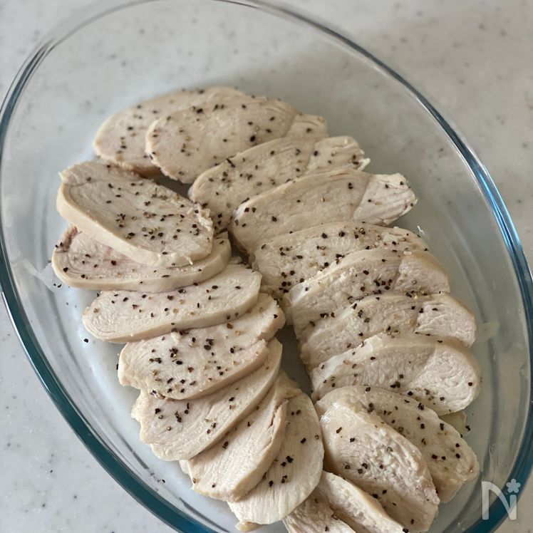 Carpaccio-Style Steamed Chicken and Tomato Salad Process4