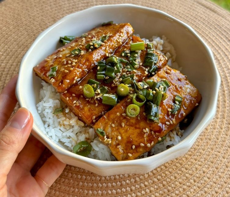 Tofu Sucré Teriyaki à l'Ail