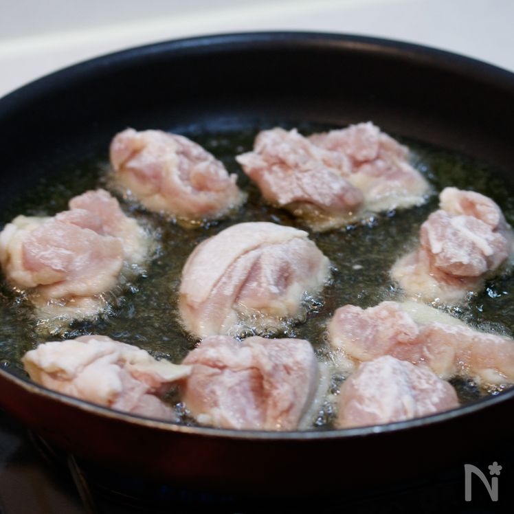 Japanese Lemon Chicken (Tori no Lemon-ni) Process2