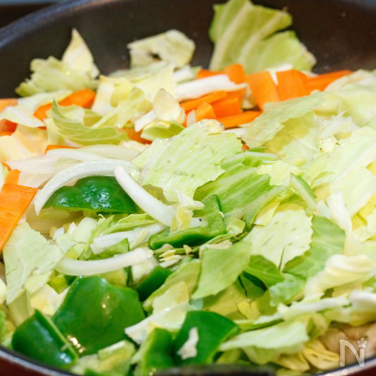 Hearty Pork and Vegetable Rice Bowl (Stamina-Don) Process2