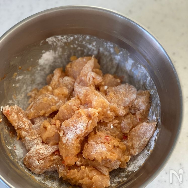Crispy Japanese Chicken Tenders (Karaage) Process2