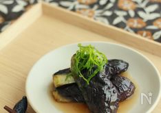 Fried Japanese Eggplant in Dashi Broth