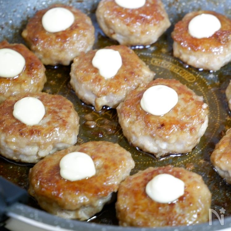 Sweet and Savory Pork Tsukune with Mayo Process7