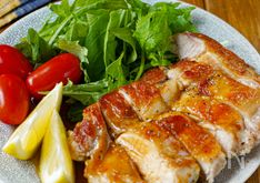 Crispy Chicken with Lemon Butter Soy Sauce