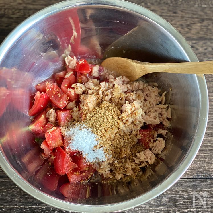 Tomato &Tuna Sōmen Process1