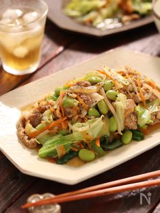 Japanese Bento-Style Pork and Vegetable Stir-Fry