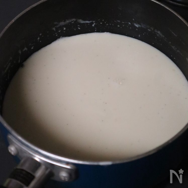 Rich Two-Layer Matcha Pudding Process6