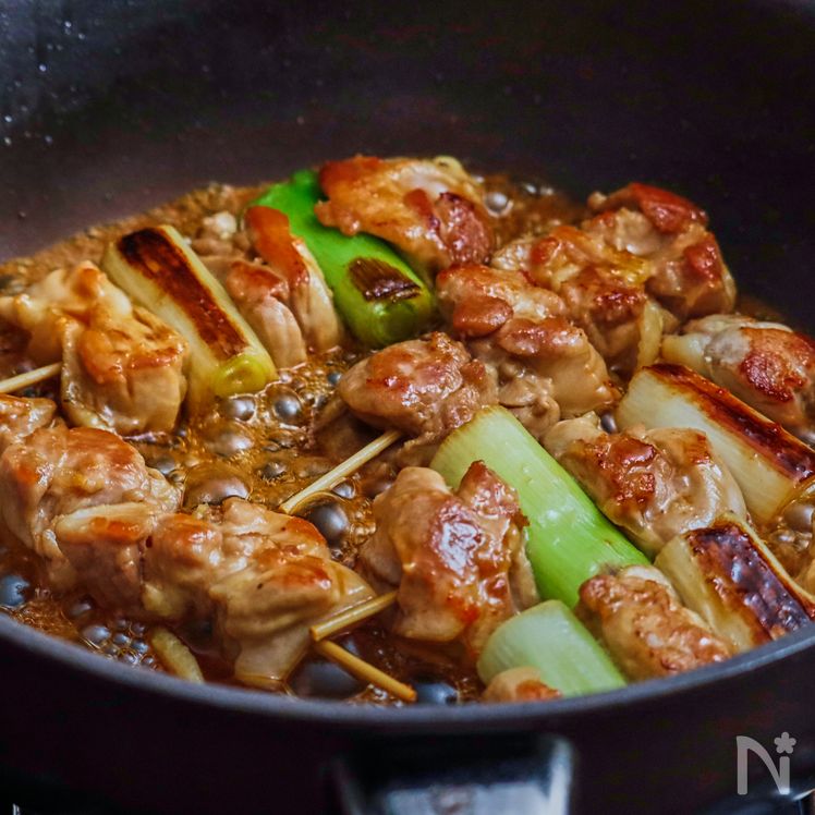 Yakitori Teriyaki Chicken Skewers Process4