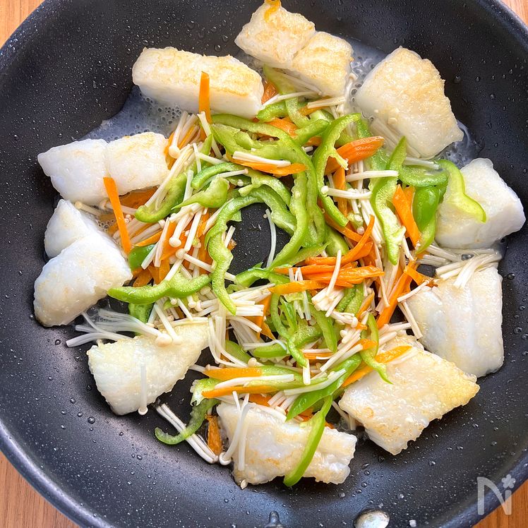 White Fish in a Sweet and Sour Ketchup Sauce Process3