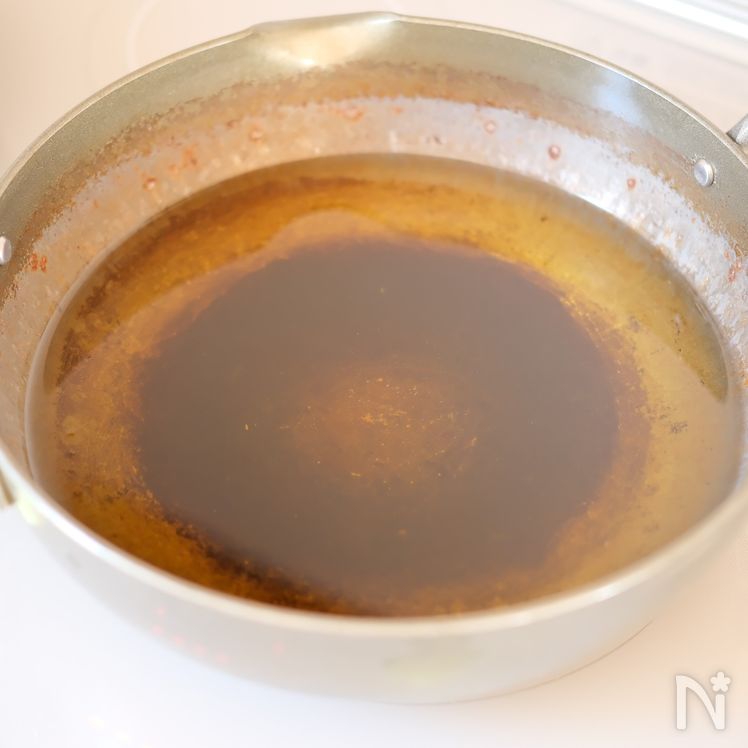 Agedashi Tofu (揚げ出し豆腐) Process3