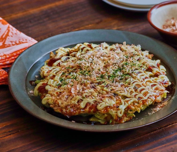 Seafood Okonomiyaki