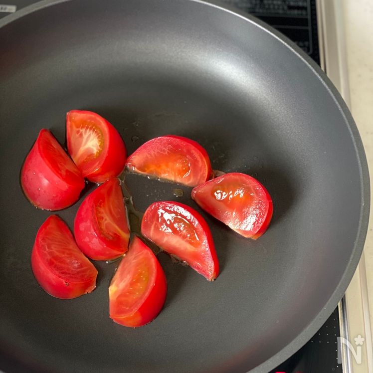 Tomato and Egg Hot and Sour Soup (Sanrā-fū Tomatama Ankake) Process3
