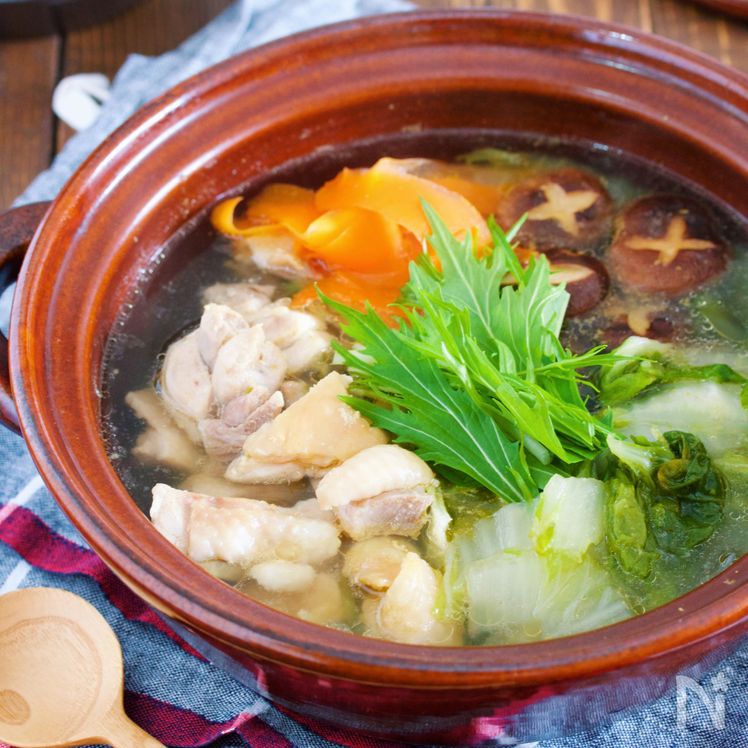 Healthy Chicken Salt Hot Pot (Tori Shio Nabe) – Ready in 10 Minutes Process6