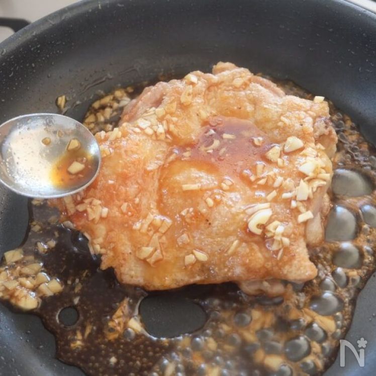 Japanese Diner-Style Garlic Teriyaki Chicken Process4