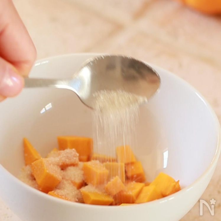 Kabocha Steamed Cake Process2