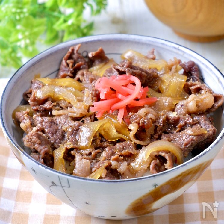 Juicy Beef Bowl (Tsuyudaku Gyudon) – Incredibly Delicious! Process3
