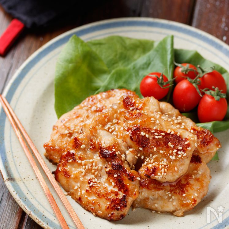 Yakiniku-Style Chicken Breast Process4