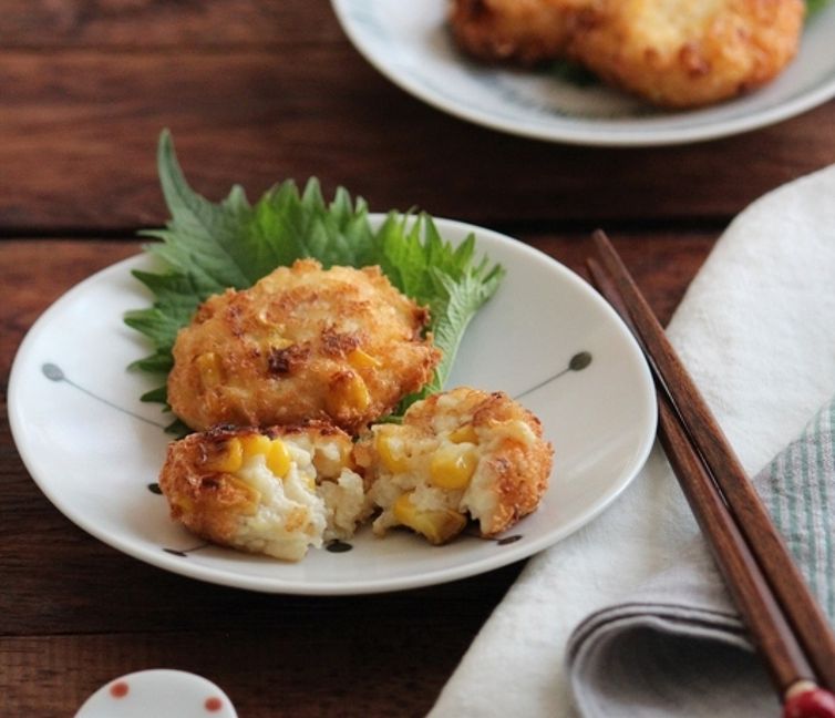 Corn and Tofu Fritters