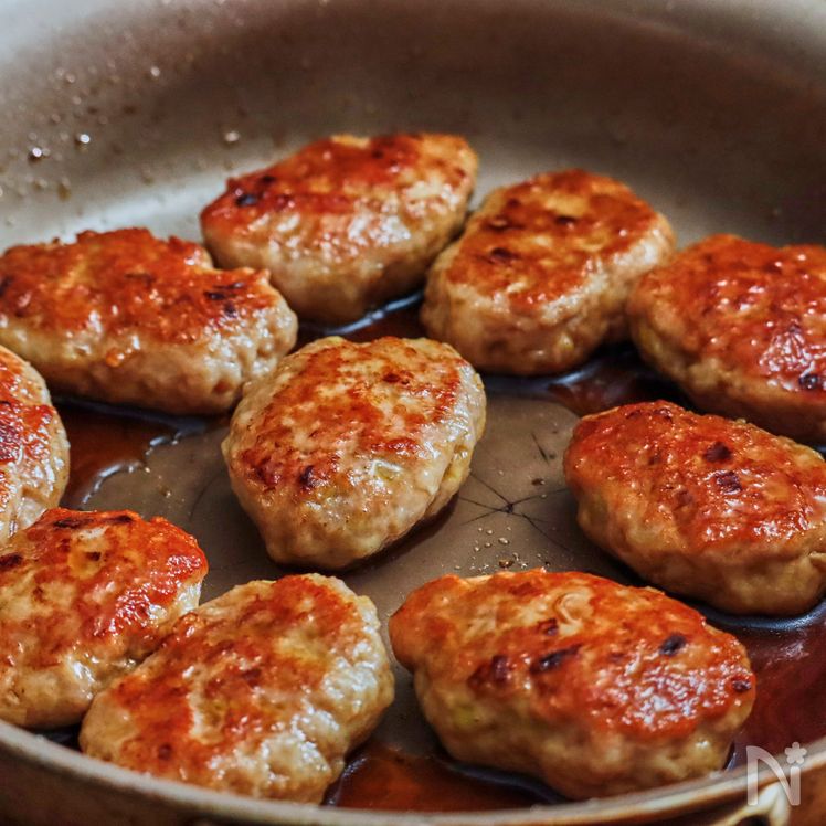 Teriyaki Tsukune Chicken Patties Process3