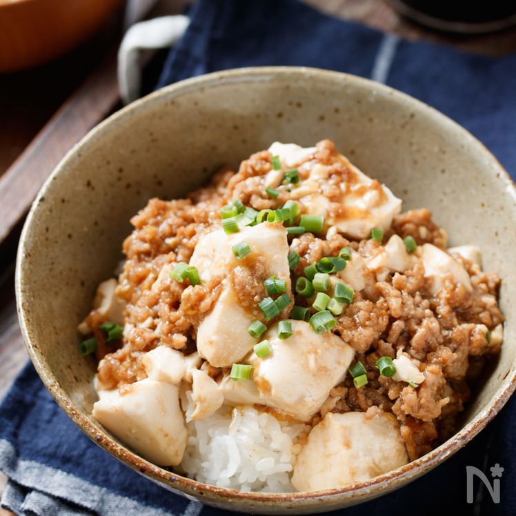 Tofu and Ground Pork Rice Bowl with Savory Chinese-Style Sauce Process4
