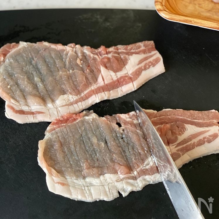 Tender and Juicy Ginger Pork (Buta no Shōgayaki, 豚の生姜焼き) Process1