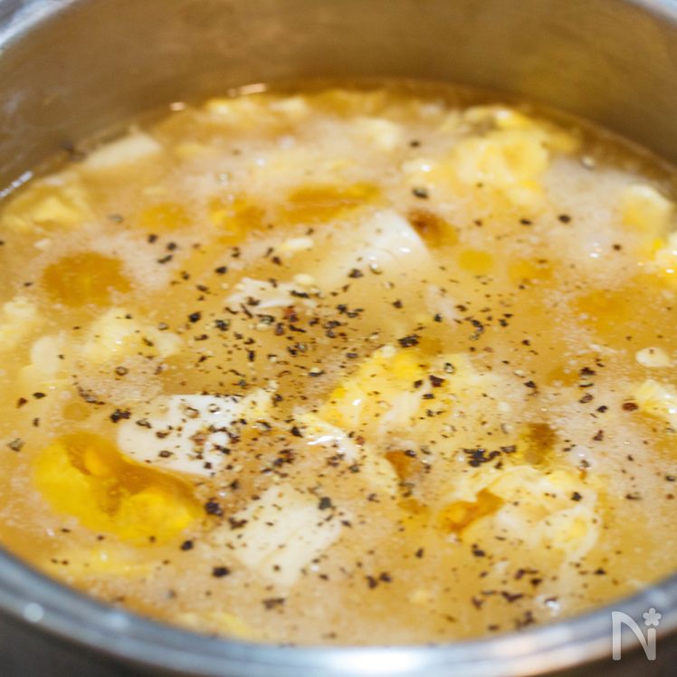 Fluffy Tofu in Chinese-Style Ginger Soup Process2