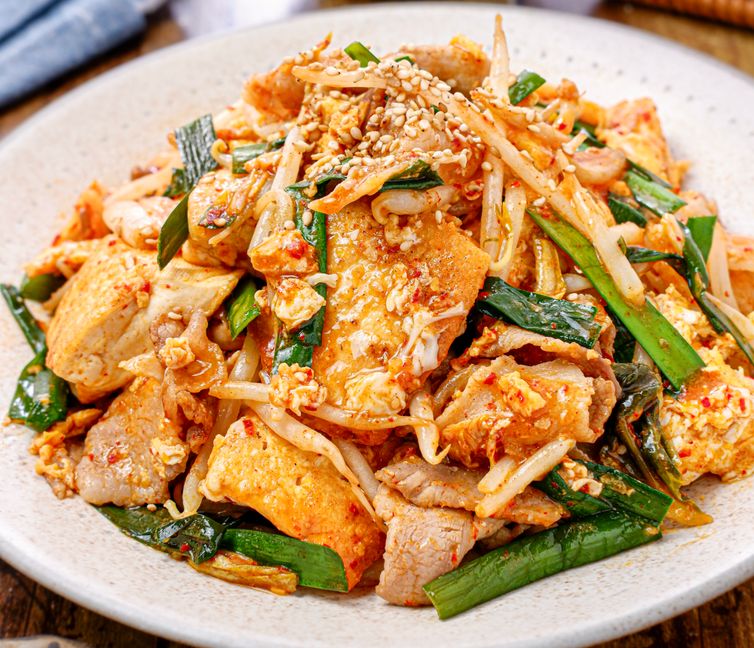 Pork and Kimchi Tofu Champuru