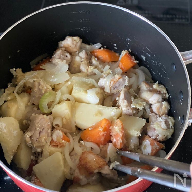 Homemade Cream Stew （自家製クリームシチュー） Process5