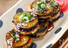 Juicy Stuffed Eggplant with Sweet Ponzu Glaze