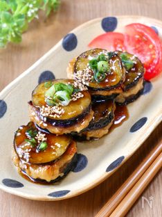 Juicy Stuffed Eggplant with Sweet Ponzu Glaze