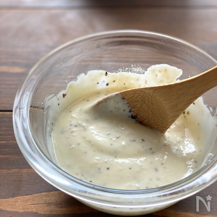 Crispy Chicken Tatsuta with Homemade Caesar Dressing Process4