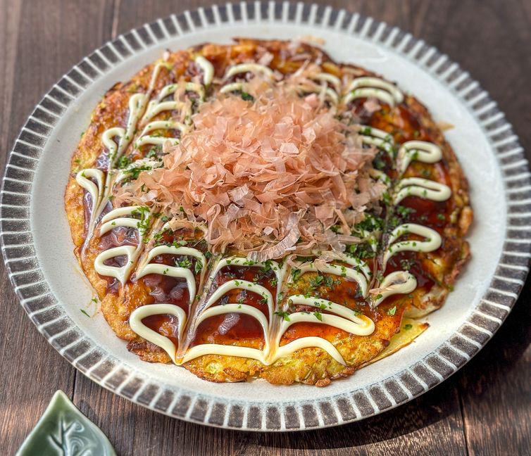Guilt-Free Tofu Okonomiyaki (Japanese Savory Pancakes)