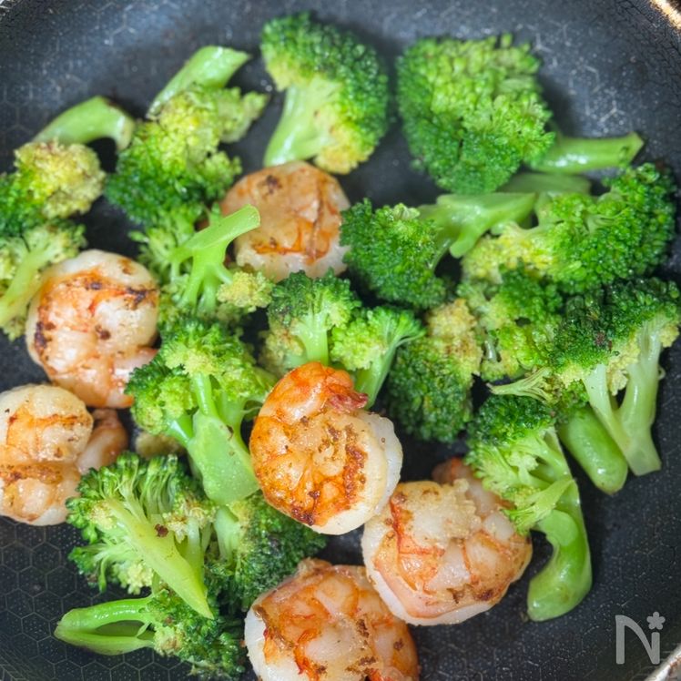 Broccoli and Shrimp Umami Stir-Fry with Aurora Sauce Process2