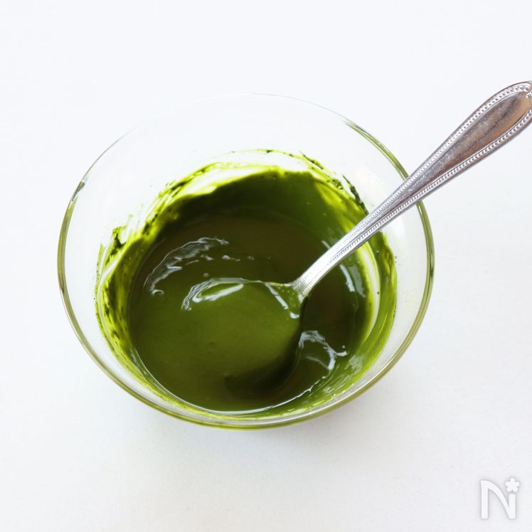 Silky Matcha Pudding Process5